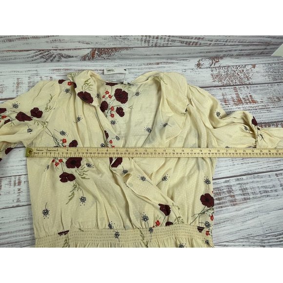 NWT Joie Aged White Floral Peasant Blouse Sz Large L $248 - Picture 9 of 10